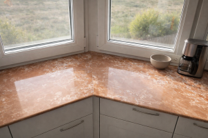 Подоконники из кварцевого агломерата Etna Quartz Ambra EQPM 027