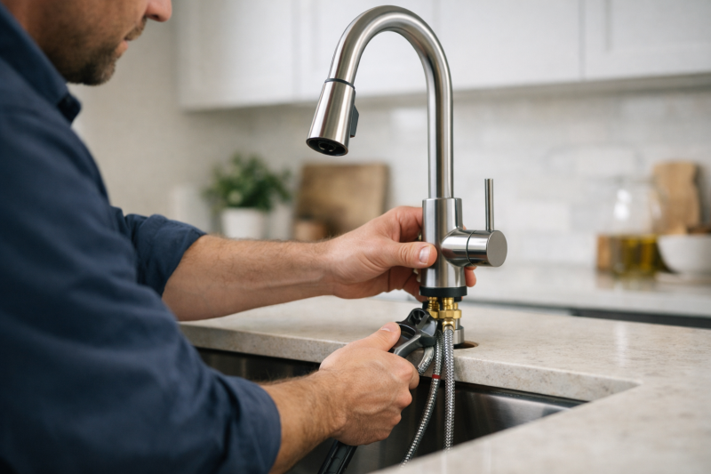 Подключение сантехники и техники