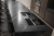 Столешница и фартук для кухни, с островом, из кварцевого агломерата Technistone Poetic Black