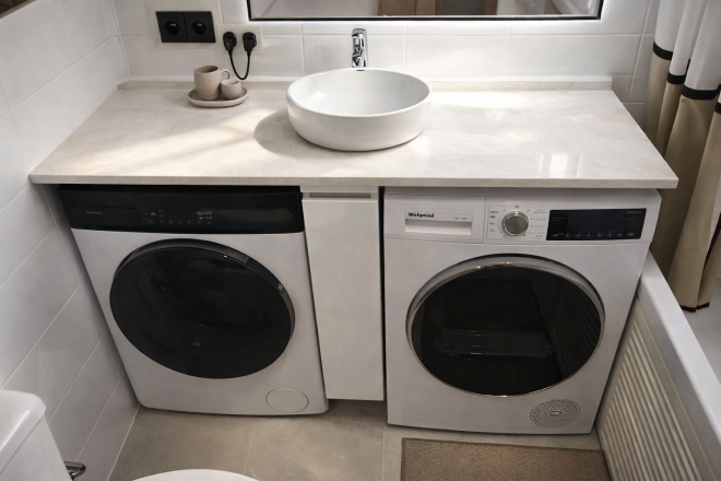 Столешница и фартук для кухни, из кварцевого агломерата Аварус R543 Пик Эльбруса