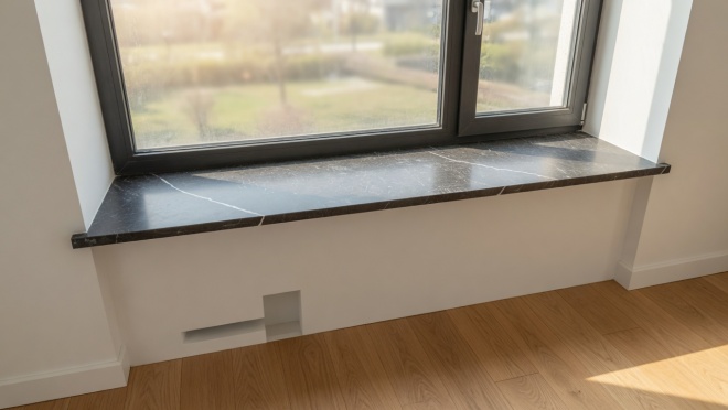Подоконники из кварцевого агломерата Vicostone Cemento (Brushed) BQ8730