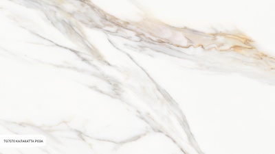 Керамические поверхности TechGres TG7070 Calacatta Rose Gold