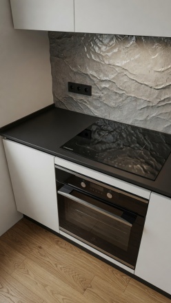 Столешница для кухни, из керамогранита Laminam I Naturali Ardesia Nero a Spacco