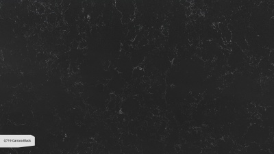 Кварцевый камень Noblle Quartz Q719 Carrara Black